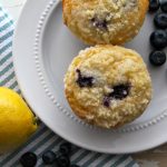 Lemony Blueberry Streusel Muffins