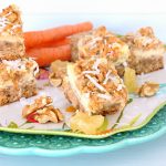 Carrot Cheesecake Crumb Bars by Foodtastic Mom