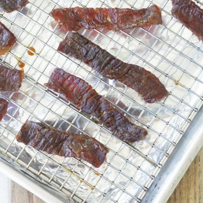 Peach Balsamic Beef Jerky