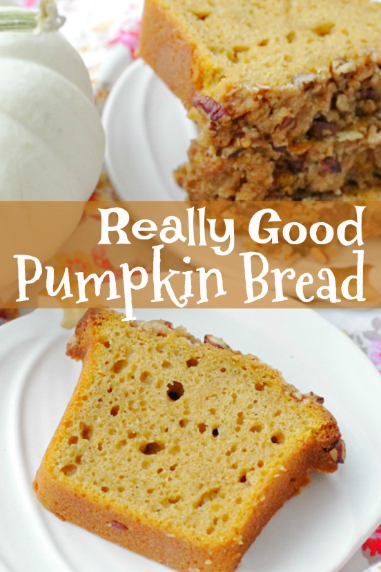 Really Good Pumpkin Bread | Foodtastic Mom #pumpkinbread #quickbread