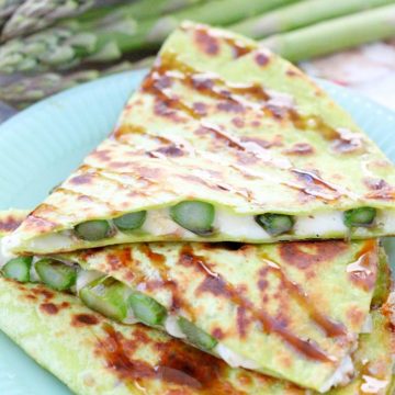 Asparagus Quesadilla