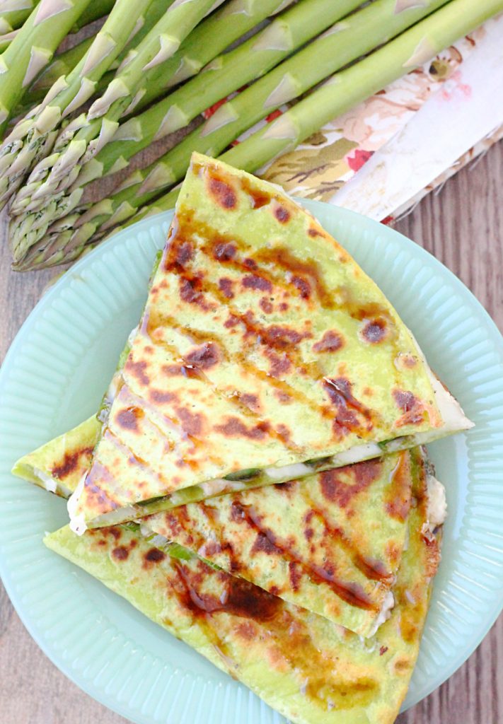 Asparagus Quesadilla