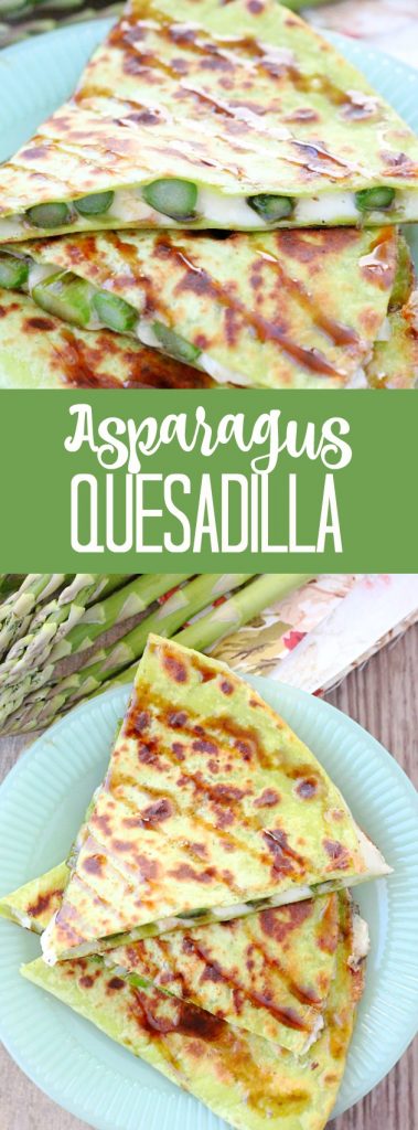 Asparagus Quesadilla