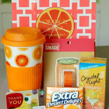 Orange Teacher Gift by Foodtastic Mom