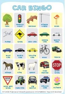 travel bingo