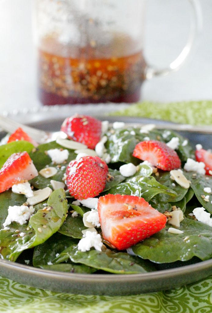 Spinach Strawberry Salad Foodtastic Mom