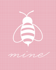 Valentine Bee from Pizzazzerie