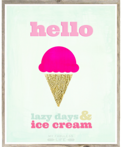 Summer Ice Cream from My Fabuless Life