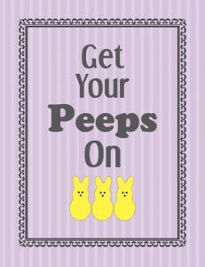 Easter Peeps from Flamingo Toes