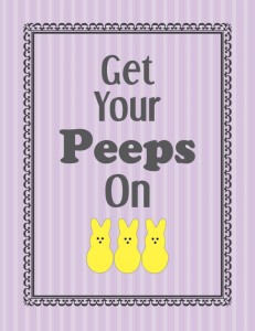 Easter Peeps from Flamingo Toes