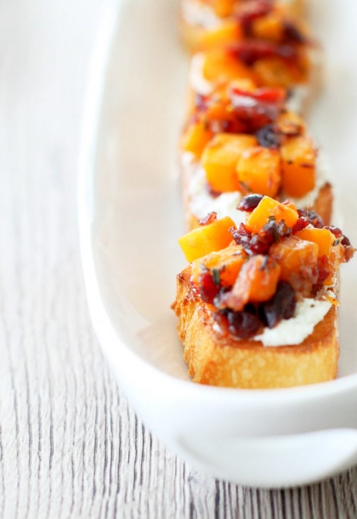 Butternut Squash Bruschetta by Foodtastic Mom