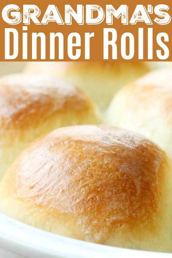 Grandma's Dinner Rolls Recipe | Foodtastic Mom #dinnerrolls #rollrecipe #homemaderolls #thanksgivingrecipes #grandmasrolls