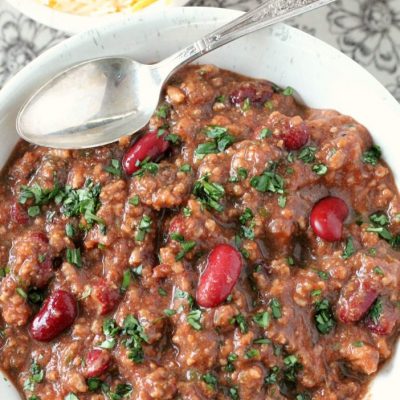 Jimmy Fallon's Crockpot Chili