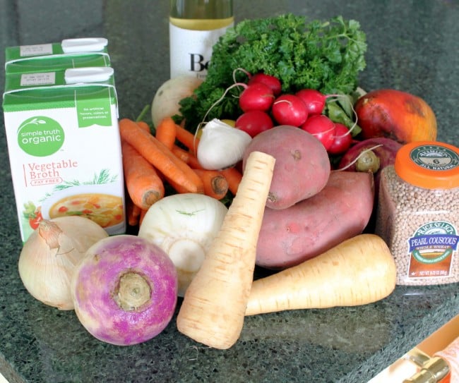 Vegan Roasted Root Vegetable Stew