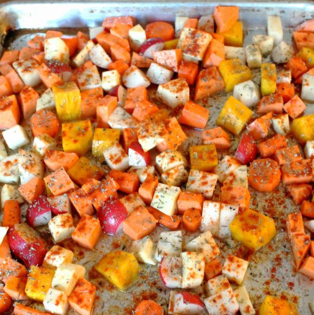 Vegan Roasted Root Vegetable Stew