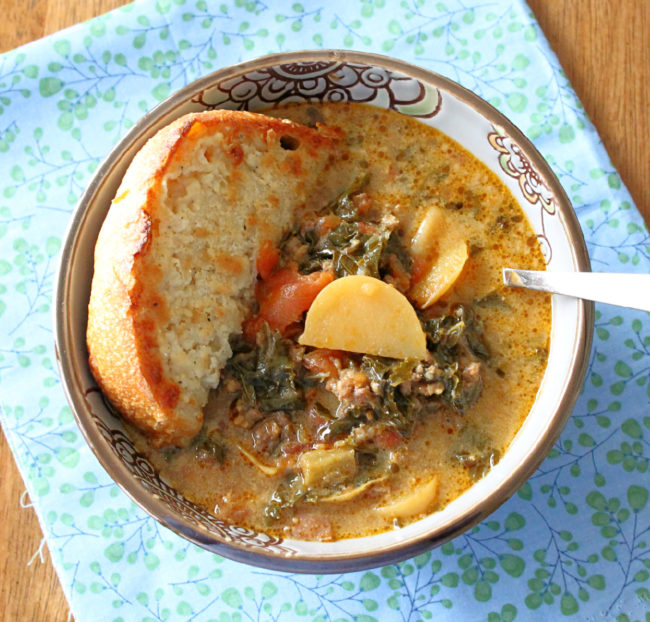 Crock Pot Zuppa Toscana