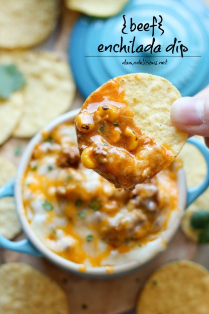 Beef Enchilada Dip from Damn Delicious