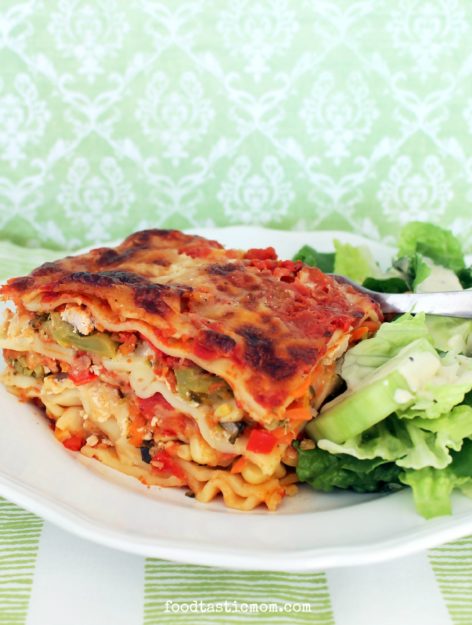 Midwestern Garden Turkey Lasagna with Red Gold Tomatoes