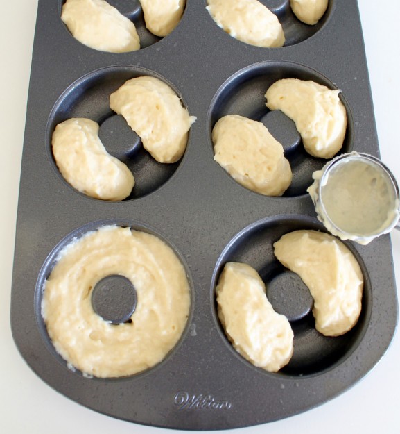 filling a donut pan by foodtastic mom