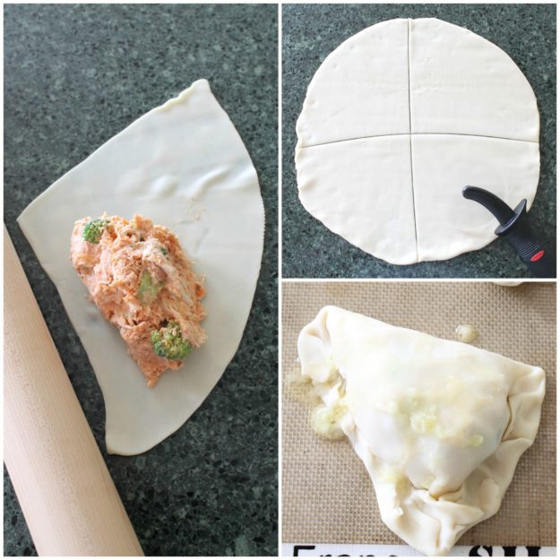 Broccoli Chicken Parmesan Hand Pies