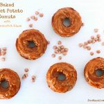 Baked Sweet Potato Donuts with Butterscotch Glaze