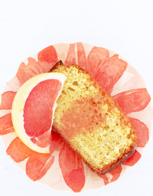 Ruby Red Grapefruit Loaf Cake by Foodtastic Mom