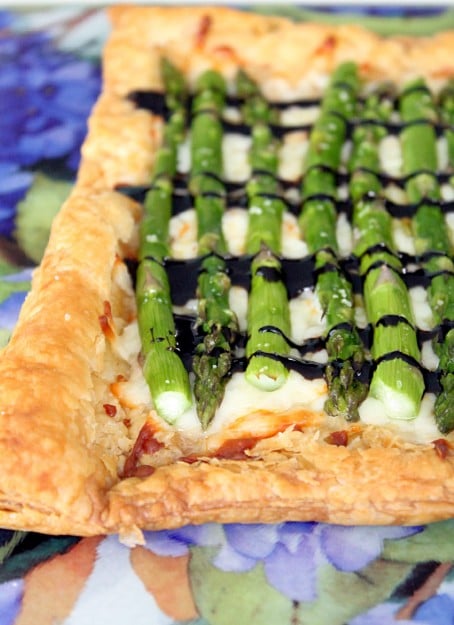 Simple Asparagus Tart by Foodtastic Mom