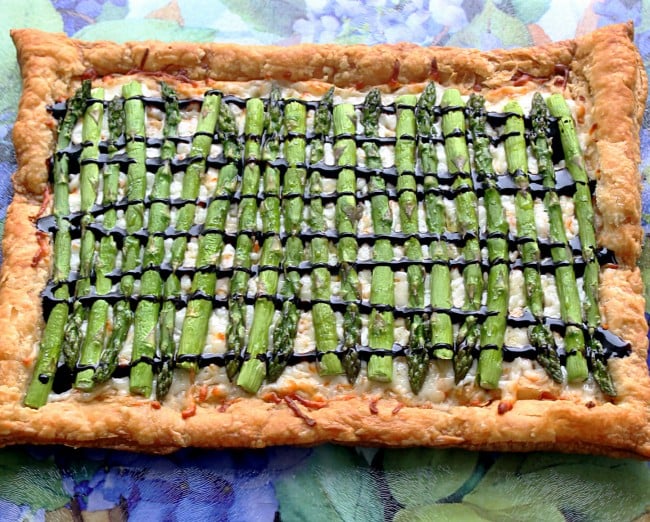 Simple Asparagus Tart by Foodtastic Mom