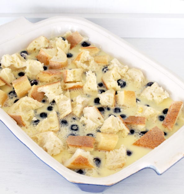 Overnight Blueberry Cheesecake French Toast