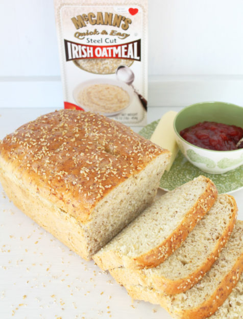 Irish Oatmeal Bread by Foodtastic Mom