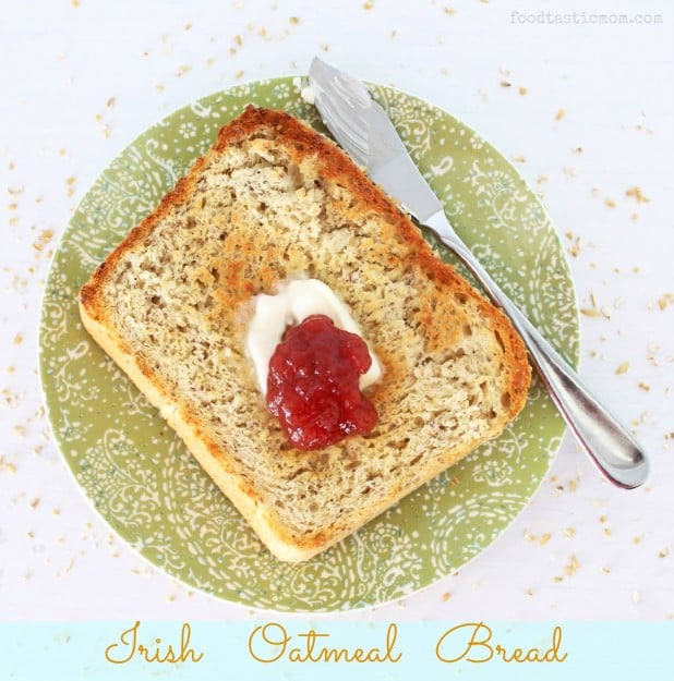 Irish Oatmeal Bread by Foodtastic Mom