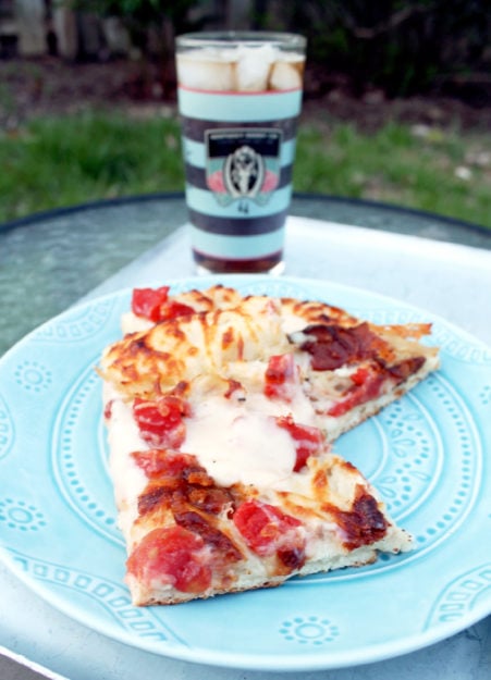 Kentucky Hot Brown Pizza by Foodtastic Mom