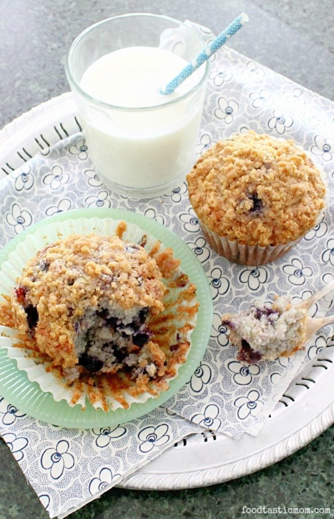 Copycat Panera Wild Blueberry Muffins-image