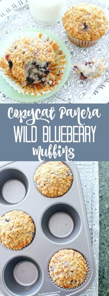 Copycat Panera Wild Blueberry Muffins