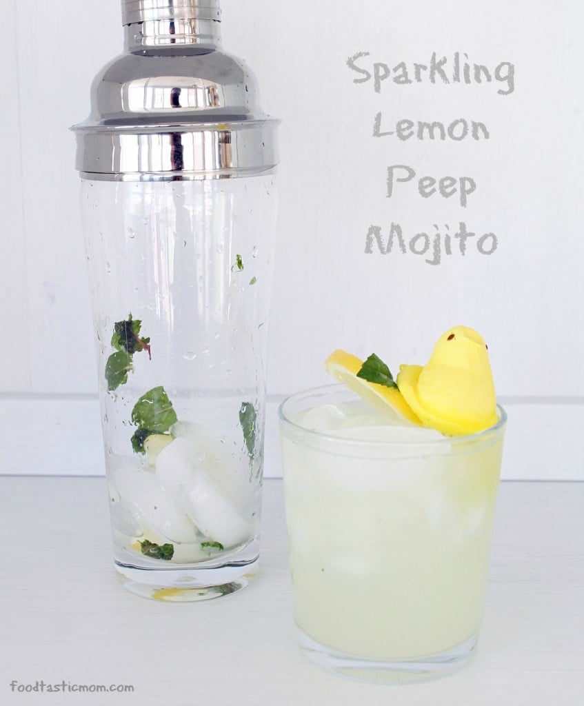 Sparkling Lemon Peep Mojito by Foodtastic Mom