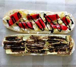 Pressed Vegetable Sandwich
