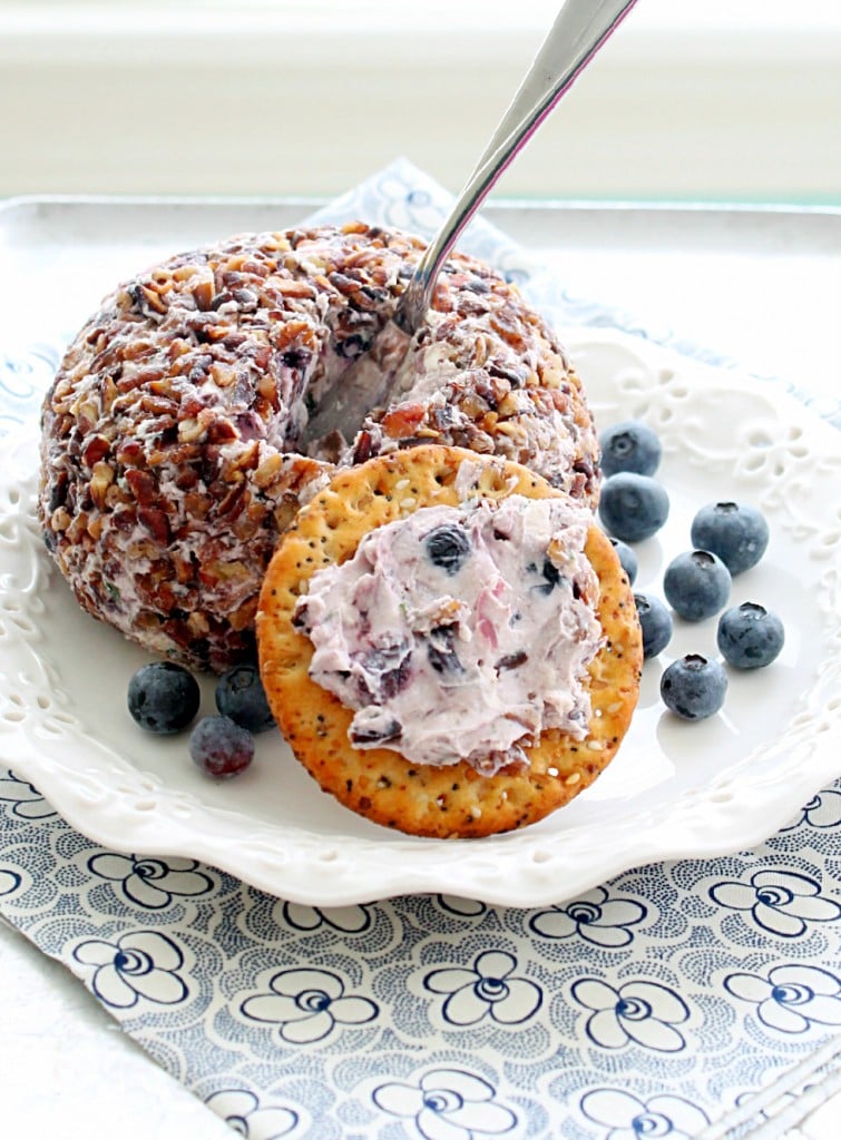 Blueberry Cheeseball by Foodtastic Mom