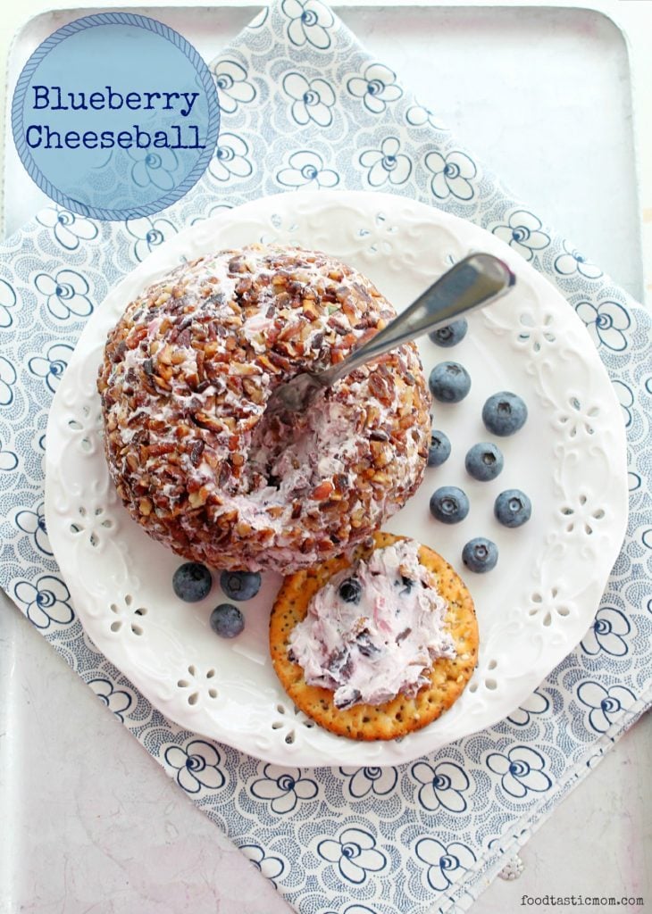 Blueberry Cheeseball by Foodtastic Mom