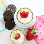 White Chocolate Strawberry Mini Cheesecakes