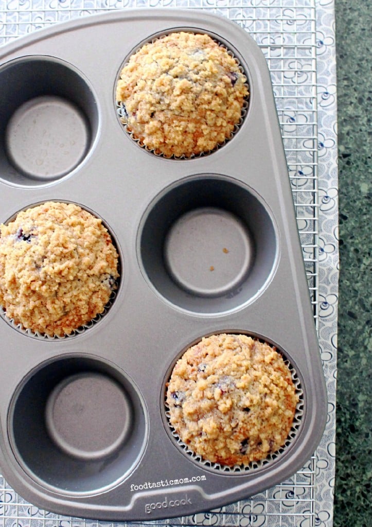 Copycat Panera Wild Blueberry Muffins by Foodtastic Mom
