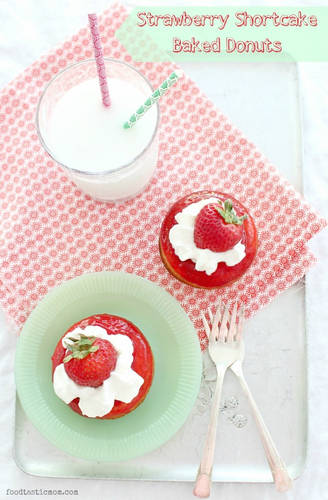 Strawberry Shortcake Donuts by Foodtastic Mom