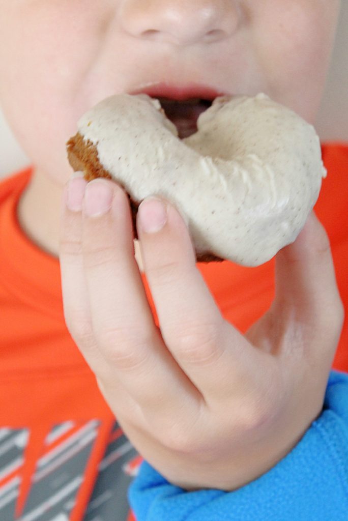 Apple Bran Donuts with Brown Butter Glaze by Foodtastic Mom