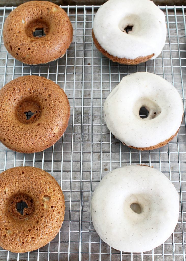 Apple Bran Donuts with Brown Butter Glaze by Foodtastic Mom