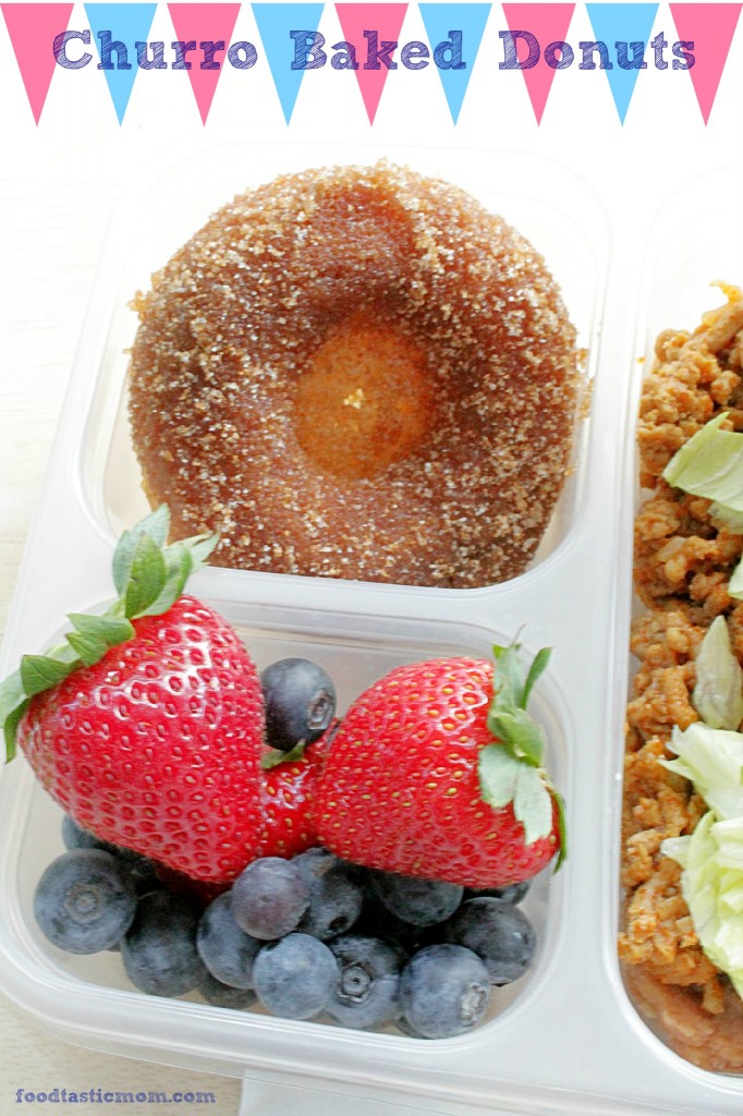 Churro Baked Donuts by Foodtastic Mom