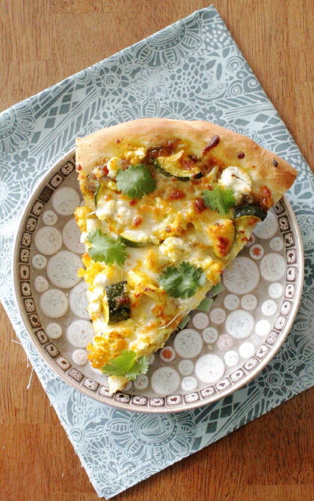 Veggie Curry Pizza by Foodtastic Mom