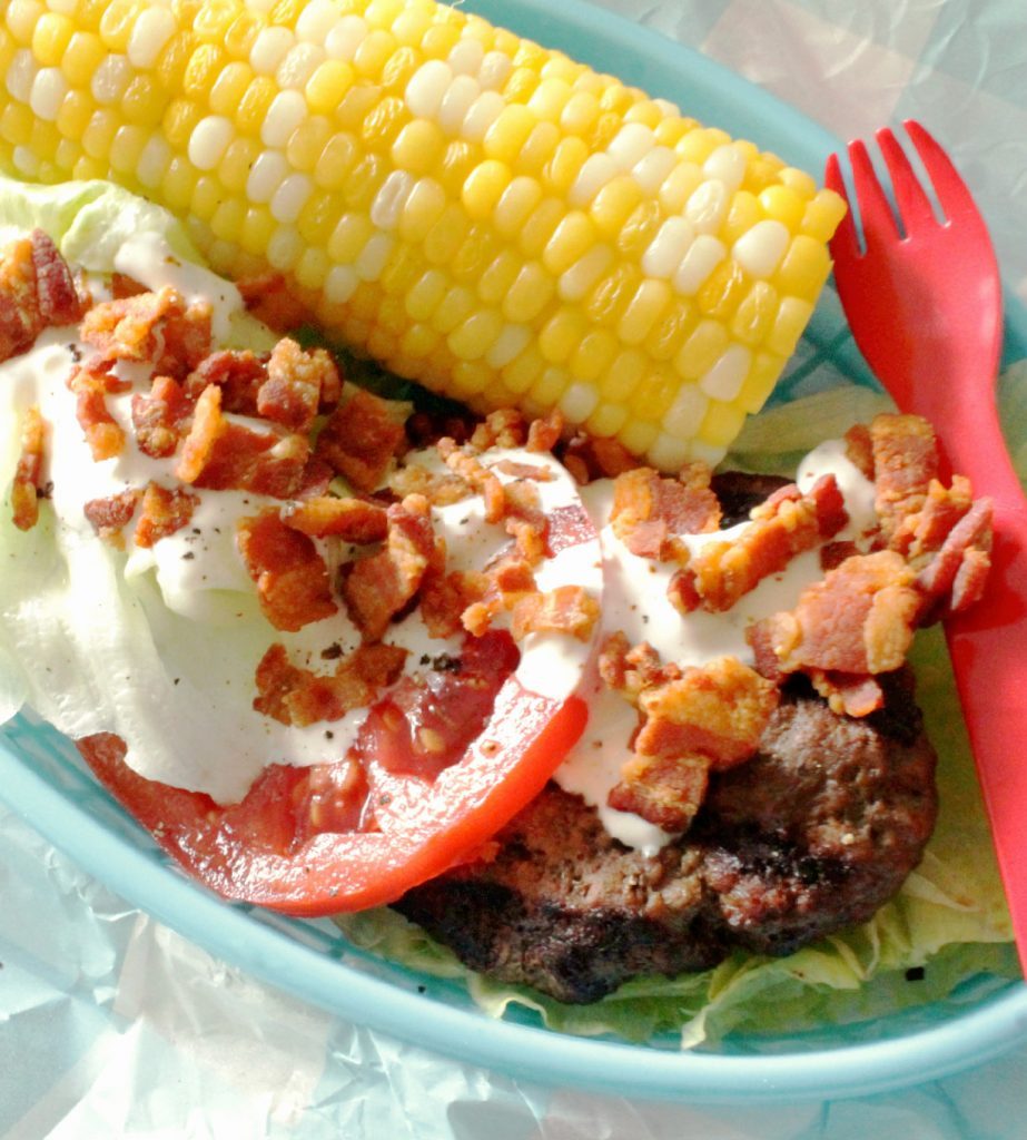 Wedge Salad Burger by Foodtastic Mom
