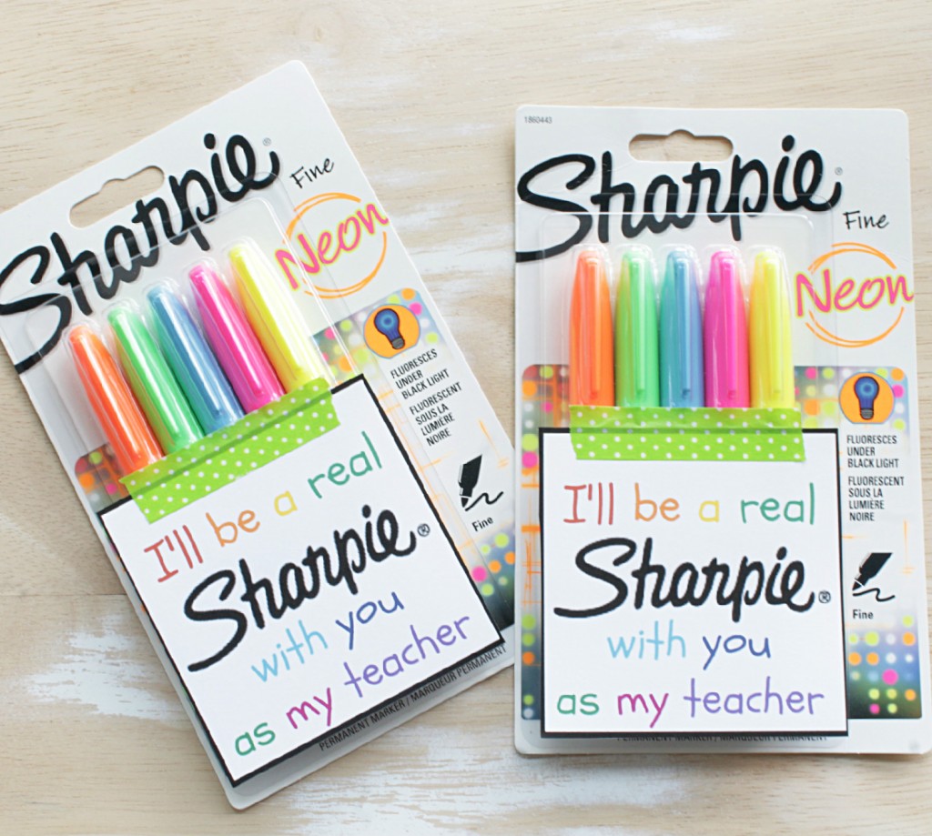 Back to School Sharpie Marker Teacher Gift