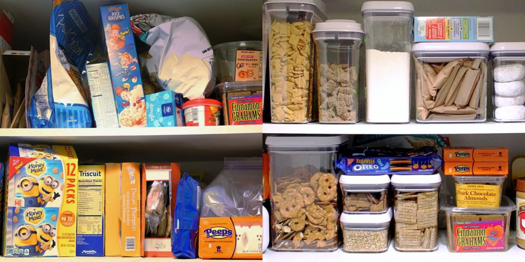 Pantry Organization with OXO POP Containers - One Sweet Mess