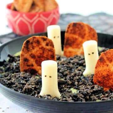 featured picture of ghost in the graveyard halloween dip