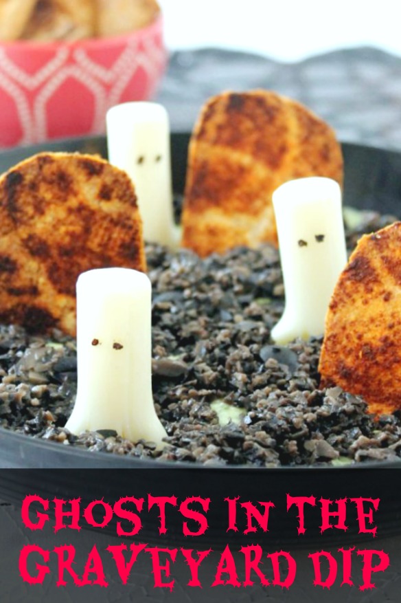 Ghost in the Graveyard Dip | Foodtastic Mom #halloween #halloweenrecipes #halloweenhealthyrecipes